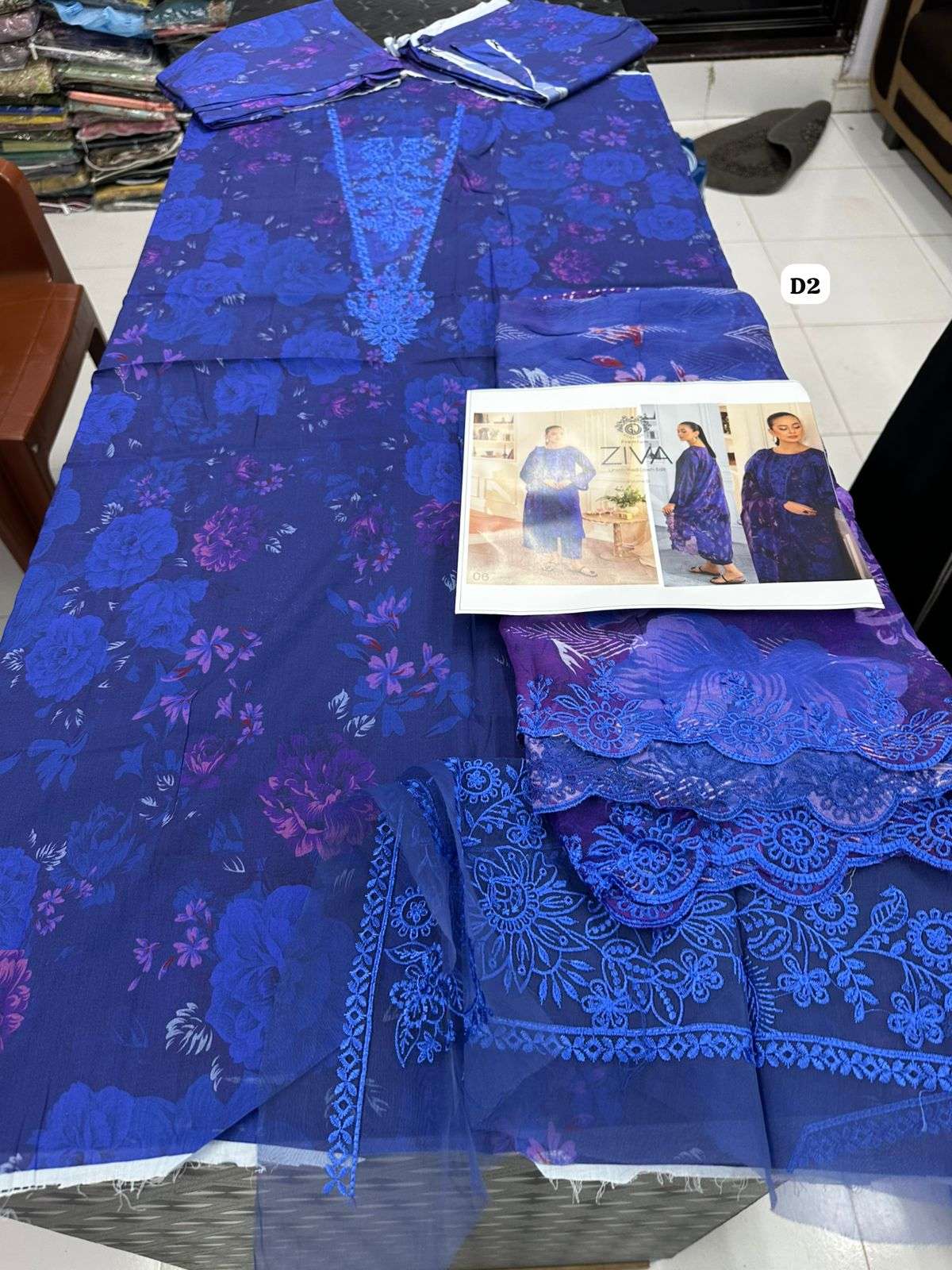 Ziva Premium Lawn Edit 25 Vol 13 by Guljee